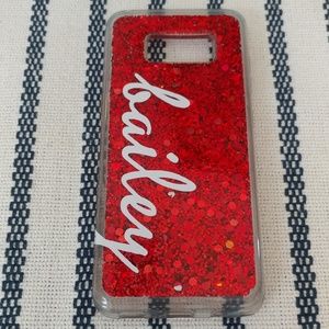 Custom cell phone case monogram